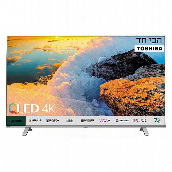 �������� ���� 55" TOSHIBA QLED 4K ������ ��� 55C450ME ������ ����� ����� 