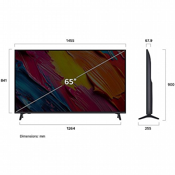 �������� ���� 65" LG 4K QNED ��� 65QNED70A6A �.� ������ ������