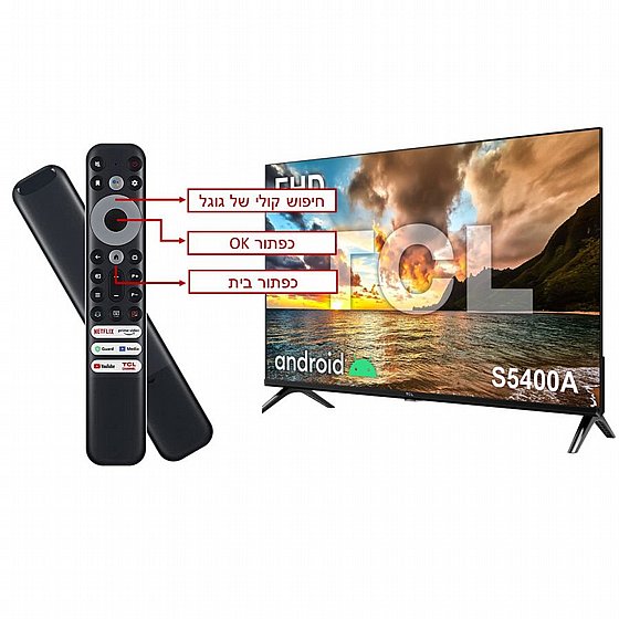 �������� ���� 43" TCL ��.��.�� ��� 43S5400A ��.���� ������ ������ 