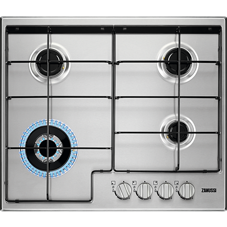 ������ �� 4 ����� ���  Zanussi ZGH65424XS - ����� ������� ����� ����� ����� 