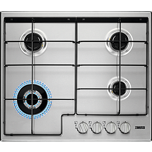 כיריים גז 4 להבות דגם Zanussi ZGH65424XS - גימור נירוסטה ראלקו יבואן רישמי כיריים גז 4 להבות דגם Zanussi ZGH65424XS - גימור נירוסטה ראלקו יבואן רישמי