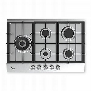 כיריים גז - 5 מבערים Midea מידאה דגם 75SP005-SS נירוסטה המילטון יבואן רישמי כיריים גז - 5 מבערים Midea מידאה דגם 75SP005-SS נירוסטה המילטון יבואן רישמי