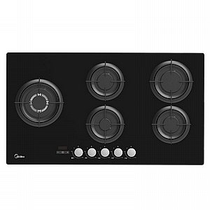 כיריים גז 5 להבות - 90 ס"מ Midea מידאה דגם 90GH503 זכוכית שחורה המילטון יבואן רישמי כיריים גז 5 להבות - 90 ס"מ Midea מידאה דגם 90GH503 זכוכית שחורה המילטון יבואן רישמי