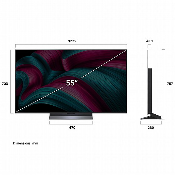 �������� ���� 55" LG 4K OLED  �� �� OLED55C56LA ����� ����� �.� 