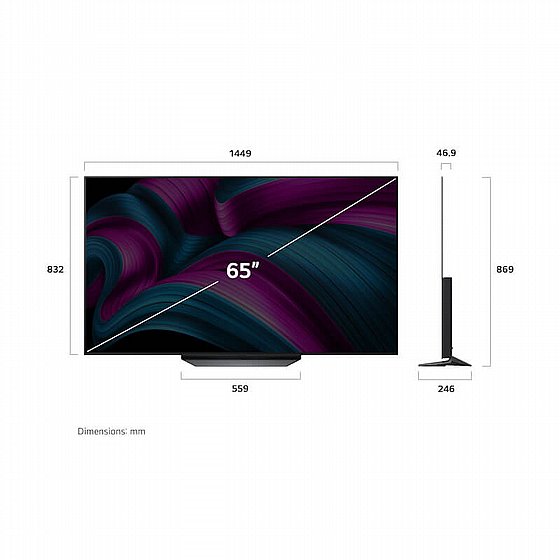 �������� ���� 65" OLED 4K UHD �LG �� �� OLED65CS5VA ����� ����� �.� 