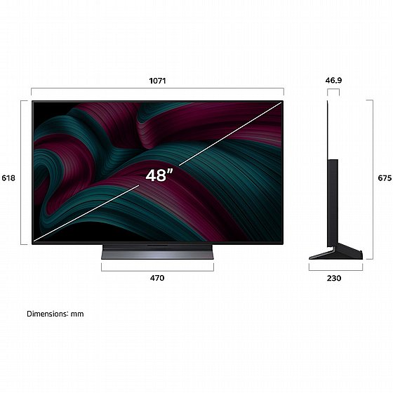�������� ���� 48" LG 4K OLED �� �� OLED48C56LA  �� ����