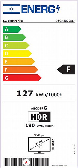 �������� ���� 75" LG 4K QNED �� �� 75QNED70A6A ������ �.� 