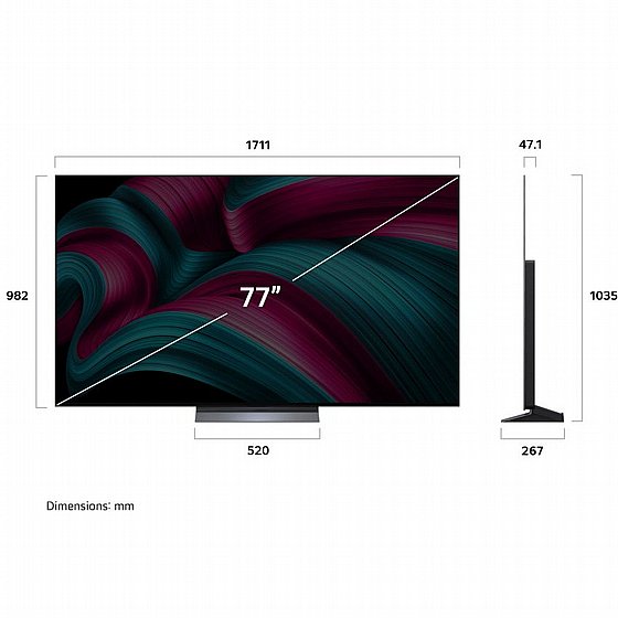 �������� ���� 77" LG 4K OLED  �� �� OLED77C56LA ������ �.� 