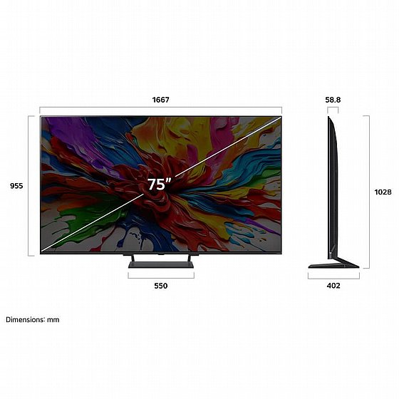 �������� ���� 75" LG QNED MiniLED �� �� 75QNED93A6A ������ �.�