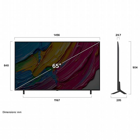 �������� ���� 65" LG 4K QNED �� �� 65QNED80A6A ������ �.� 
