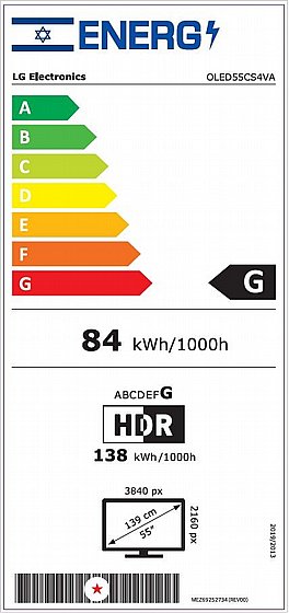 �������� ���� 55" LG OLED 4K �� �� OLED55CS4VA ������ �.� 