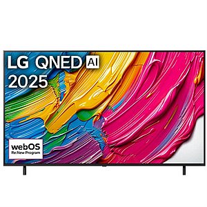 �������� ���� 86" LG 4K QNED �� �'� 86QNED80A6A ������ �.� 