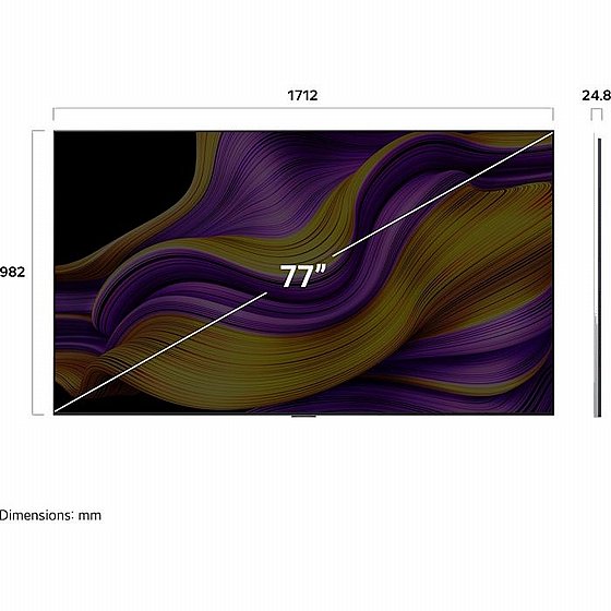 �������� ���� 77" OLED 4K �LG �� �� OLED77G56LA ������ �.� ����� �����