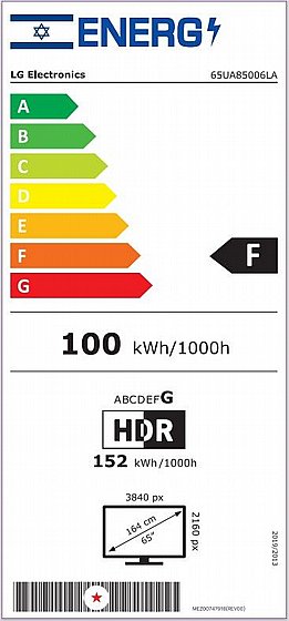 �������� ���� 65" LG 4K UHD �� �� 65UA85006LA ������ �.� ����� �����