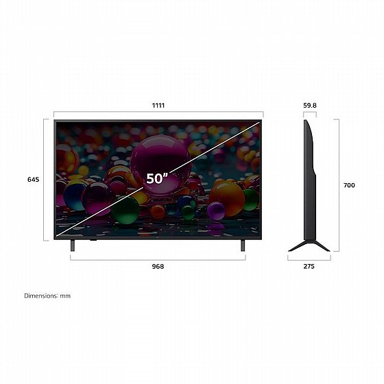 �������� ���� 55" 4K UHD �LG �� �� UA8500 55UA85006LA �.� ����� �����