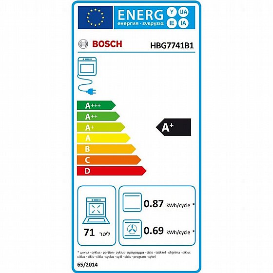 ���� ���� �������� 71 ���� Bosch ��� Series 8 HBG7741B1 ����� ����� BSH