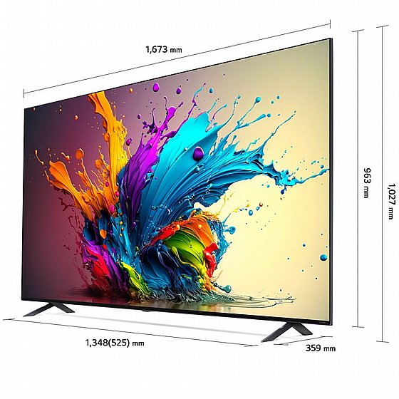 �������� ���� 75" LG QNED �� �� 75QNED90T6A �.� ����� �����
