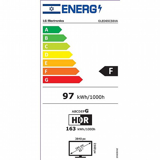 �������� ���� 65" LG 4K OLED �� �� OLED65CS6VA �.� ����� �����