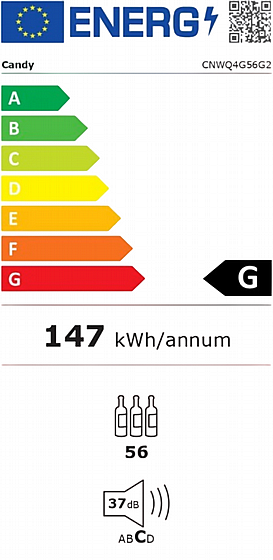 ���� ��� 2 ����� ����� - 56 ������� Candy ���� DiVino Wine Cooler CNWQ4G56G2 ����� ����� �����