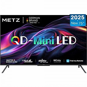 �������� ���� 75" Metz 4K QLED Mini LED �� 75MNF8200Z ����� ����� �����
