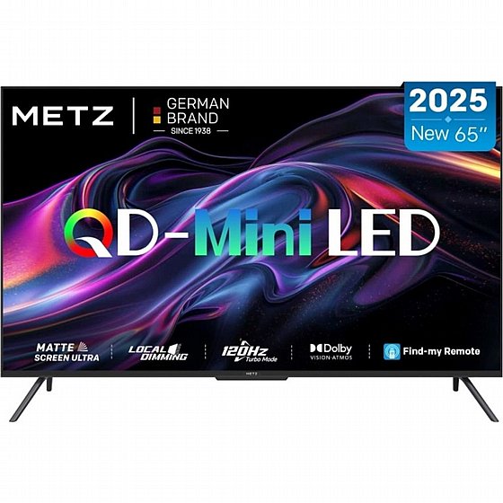 �������� ���� 65" Metz 4K Qled Mini LED �� 65MNF8200Z ����� ����� �����