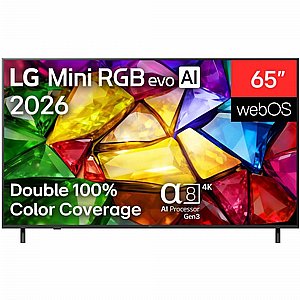 �������� ���� 65" LG 4K Mini RGB AI �� �'� 65MRGB85B6C  �.� ����� �����
