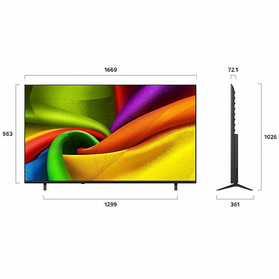 �������� ���� 75" LG Nano UHD �� �� 75NU850B6LA �.� ����� �����