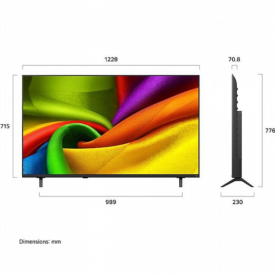 �������� ���� 55" LG 4K NANO UHD �� �� 55NU850B6LA �.� ����� �����