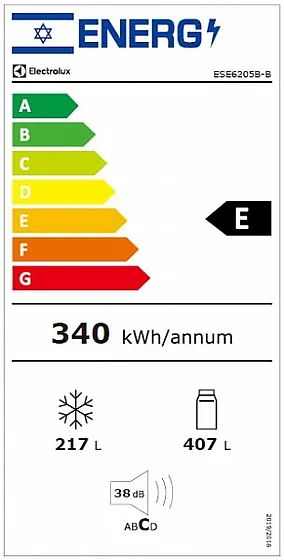���� ��� ��� ��� 624 ���� SBS ��� ESE6205B-B ���������� Electrolux ������ ����� �������� ����� �����
