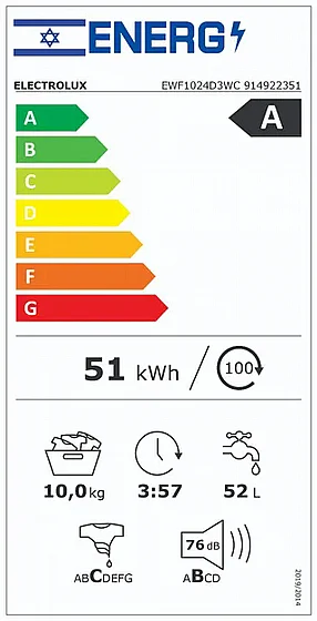 ����� ����� 10 �"� ��� ELECTROLUX EWF1024D3WC ���������� �������� ����� �����