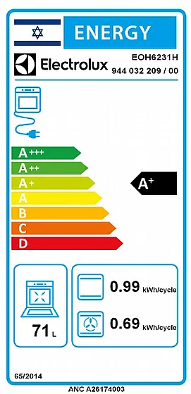 ���� �� ������ 71 ���� ��� Electrolux EOH6231H ���������� ������� ������ �������� ����� �����