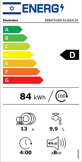 ���� ���� ��� �������� ��� 60 �"� ��� Electrolux EES47310IX ���������� �������� ����� �����