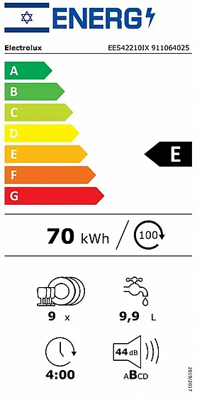 ���� ���� ��� �������� �� 9 ������ ���� EES42210IX ���������� Electrolux �������� ����� �����