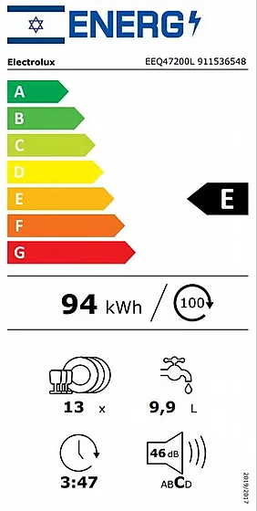 ���� ���� �������� ��� 13 ������ ���� ���������� Electrolux EEQ47200L �������� ����� ������