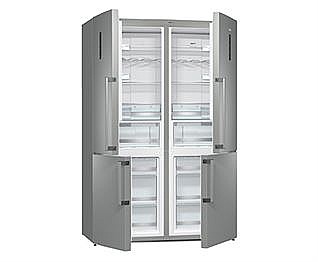 מקרר ‏מקפיא תחתון NRK6202MX כפול Gorenje ‏720 ‏ליטר גורנייה